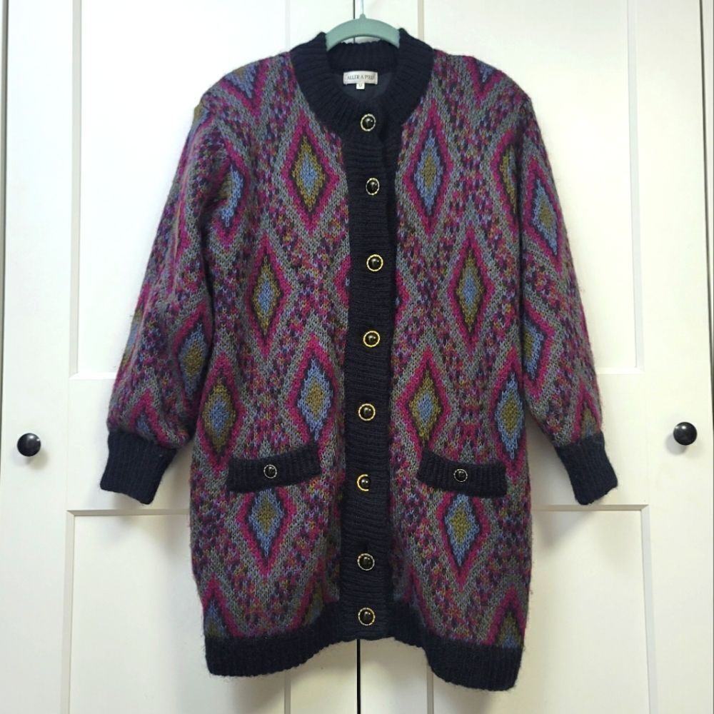 ALLER A PIEO Vintage Cardigan, Medium